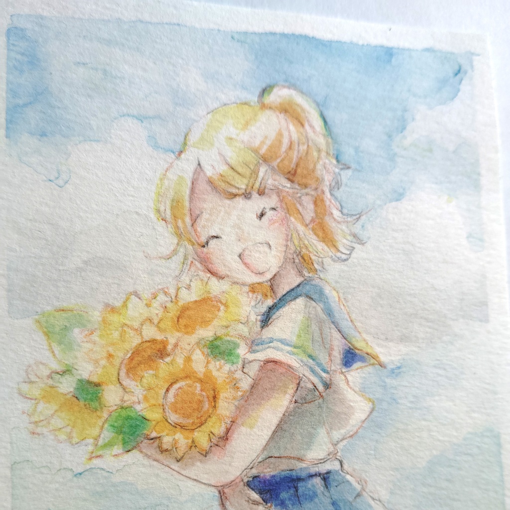 セーラー服とひまわり