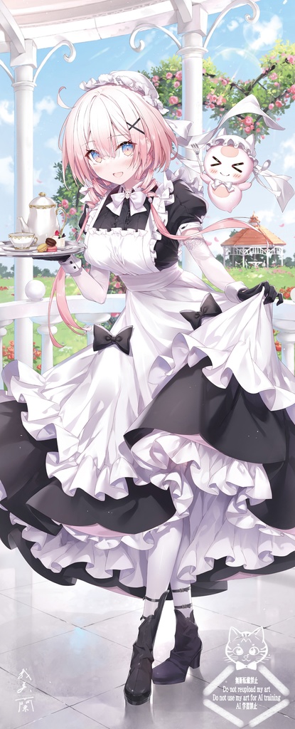 C106 龍ヶ浜ゅぇメイド等身大タペストリー 【非公式】