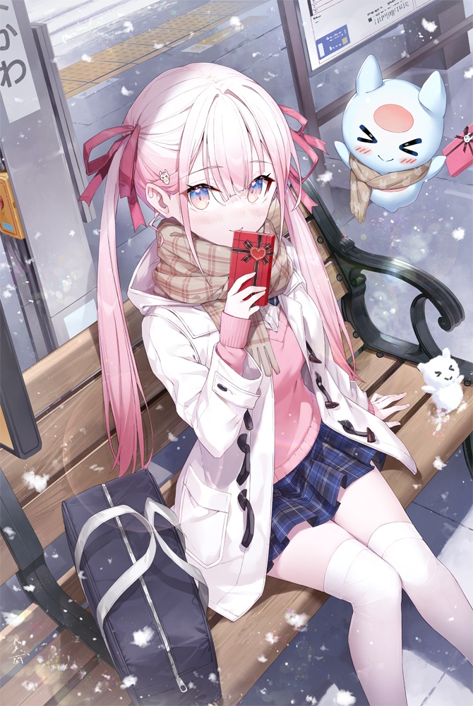 B2 C107 龍ヶ浜ゅぇJK Wスエードタペストリー【非公式】