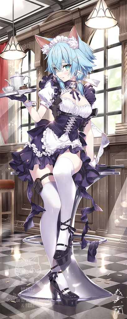 C108 メイドシノン等身大タペストリー