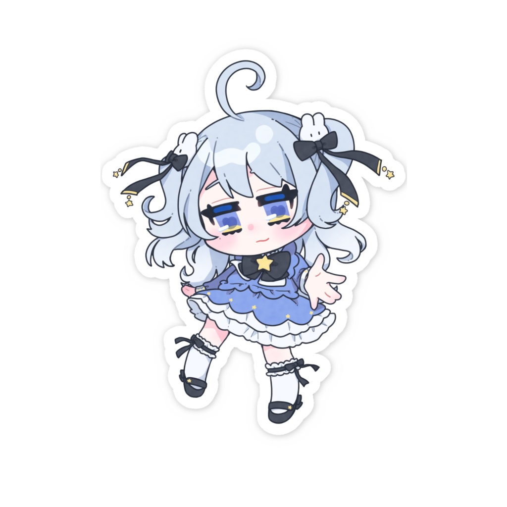 美夜園ねる ミニキャラステッカー