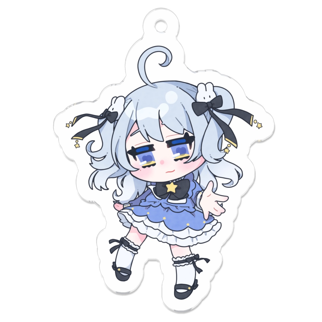 美夜園ねる　ミニキャラアクリルキーホルダー