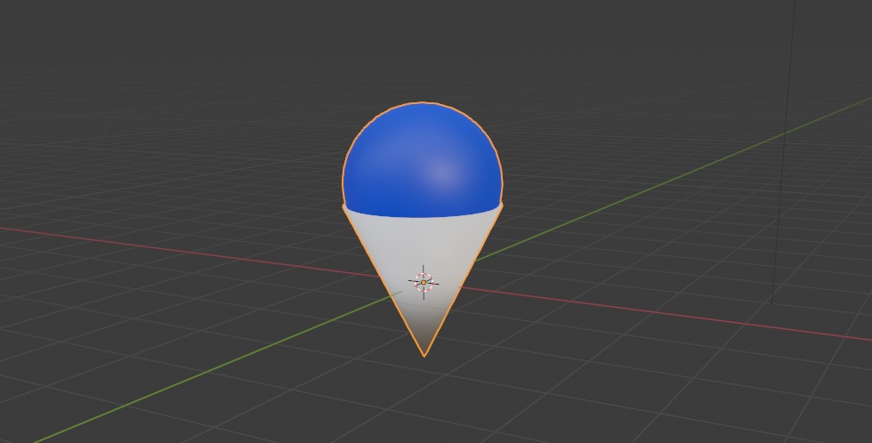 Blue Sphere White Cone Hakka