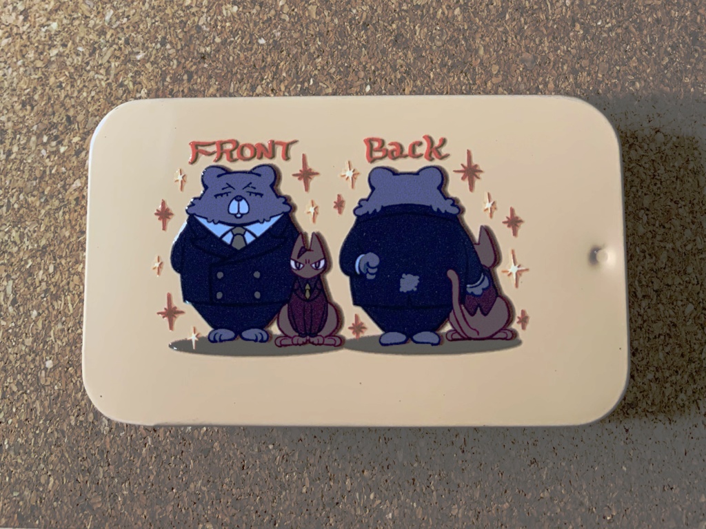 くまねこ峯大メンタム缶