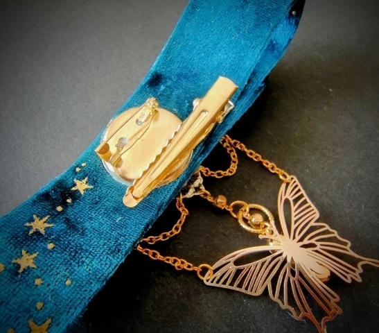 ゴシック調リボン飾り2ウェイ