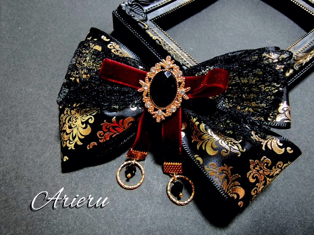 Gothic Empress Hair Bow