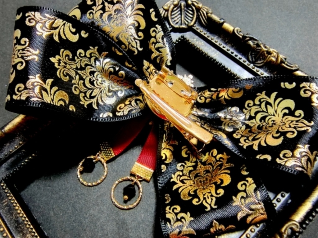 Gothic Empress Hair Bow