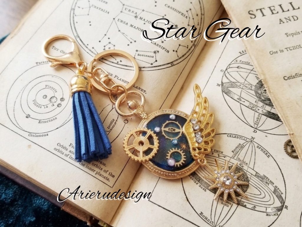 Celestial Wings 銀河を旅する冒険者のバックチャーム