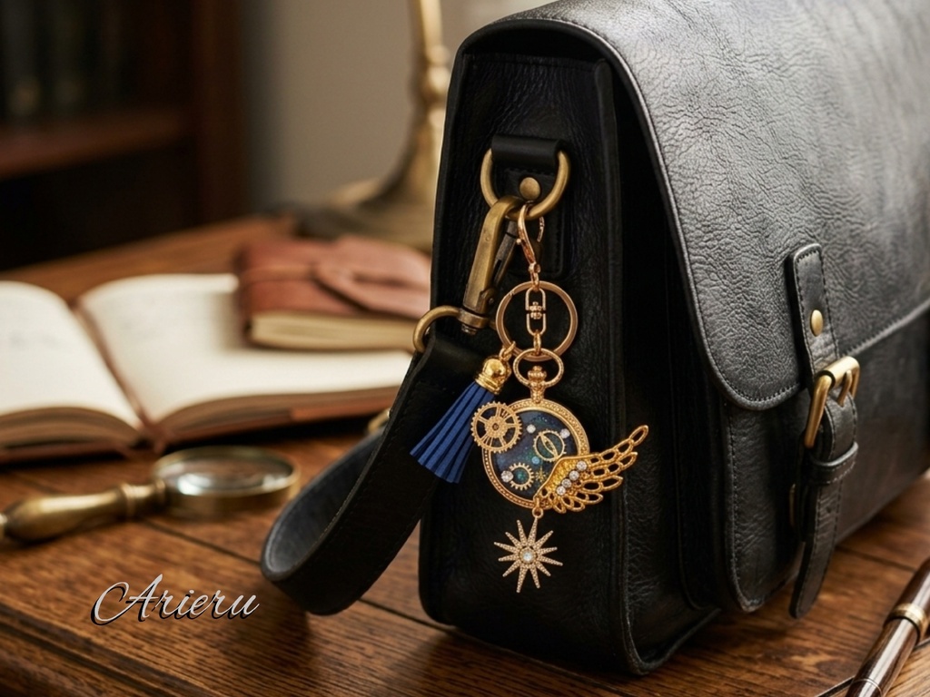Celestial Wings 銀河を旅する冒険者のバックチャーム