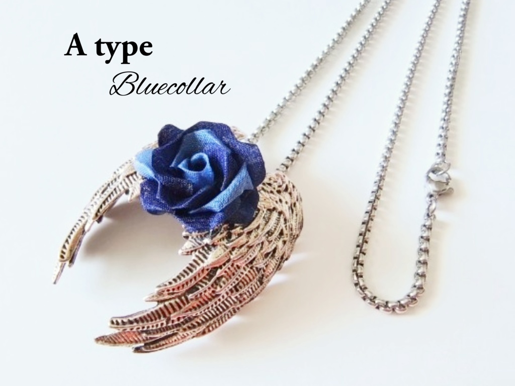 Luciferin Rose & Wing Pendant
