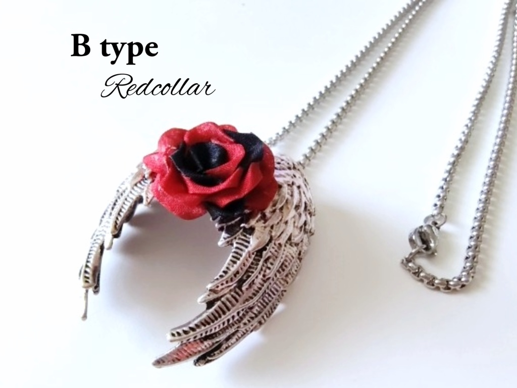 Luciferin Rose & Wing Pendant
