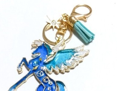 Pegasus Resin Bag Charm / Key Ring