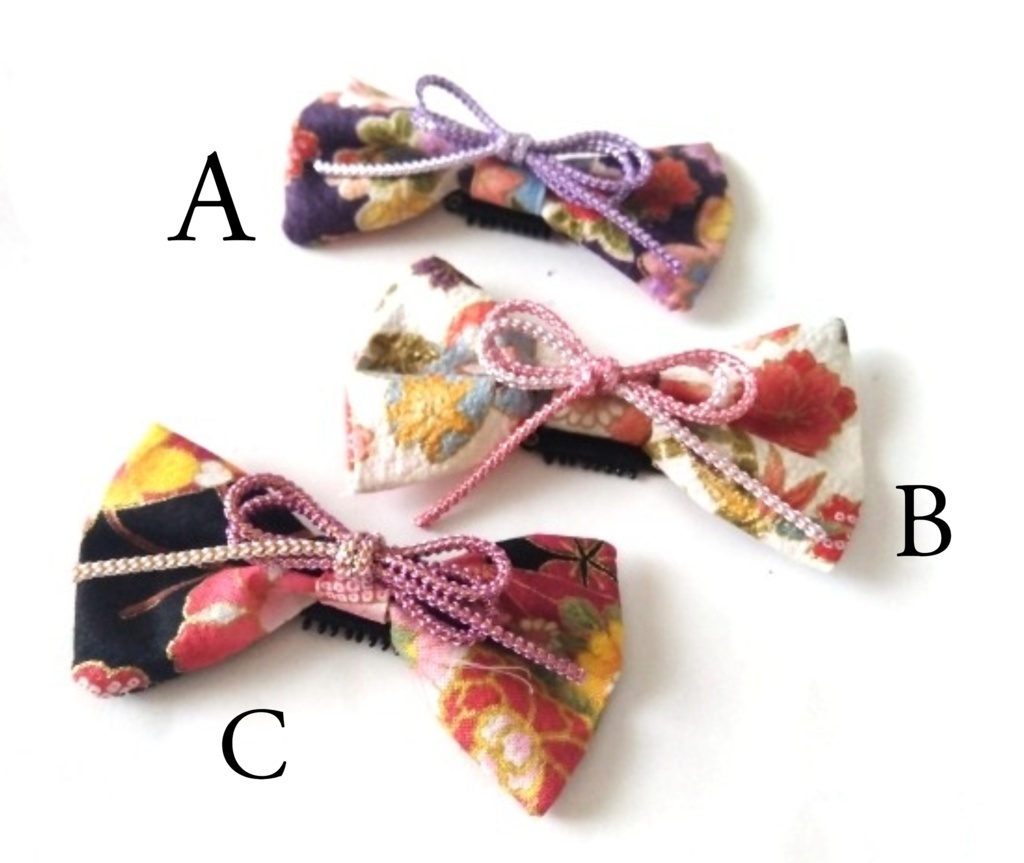 Japanese Kimono Style Pet Hair Bow