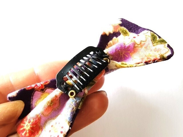 Japanese Kimono Style Pet Hair Bow