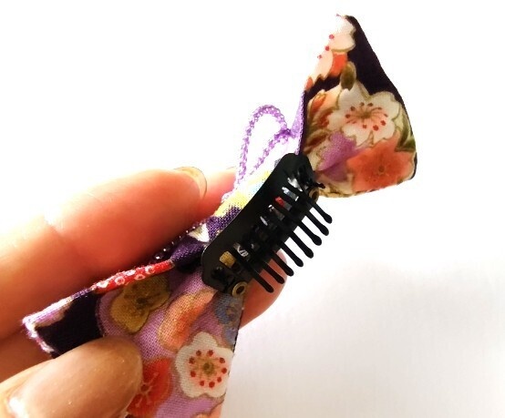 Japanese Kimono Style Pet Hair Bow