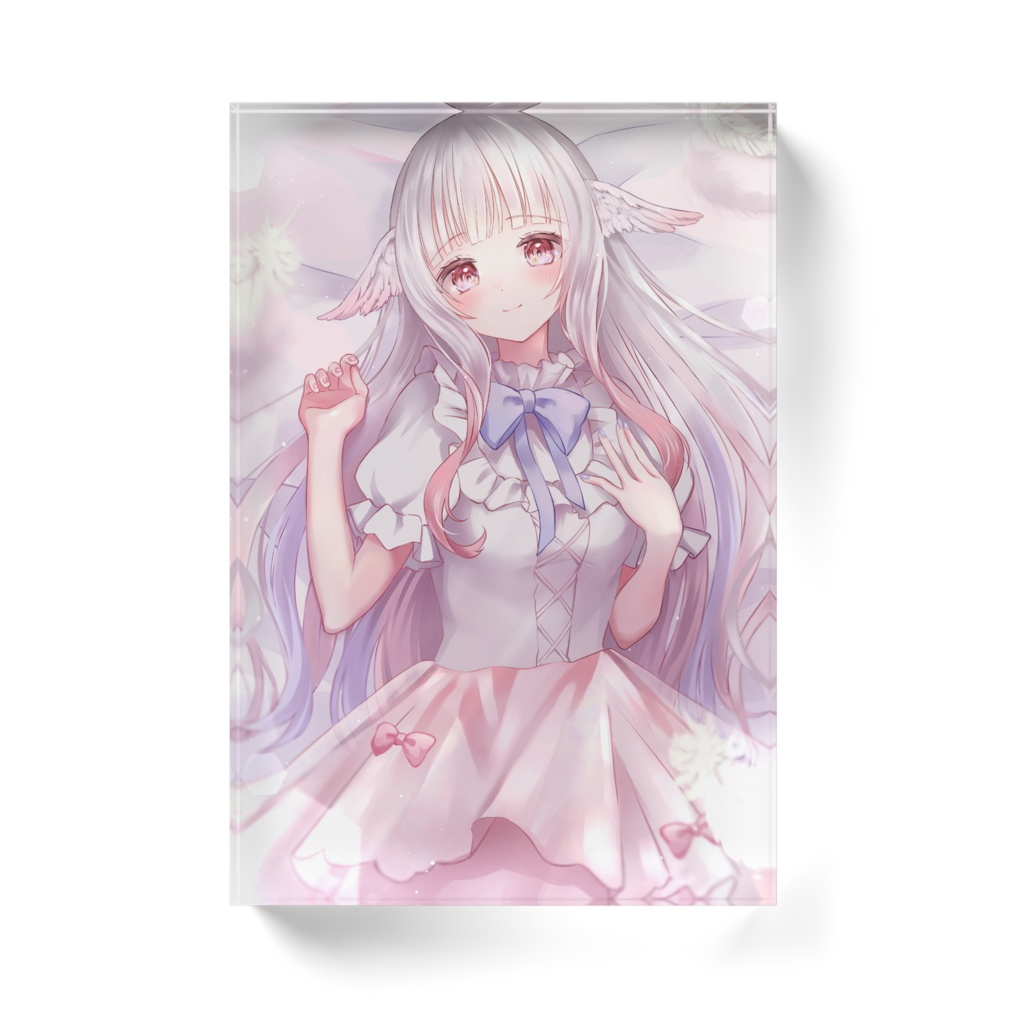 【初配信記念グッズ】真澪しゅに アクリルブロック2(100×148mm)