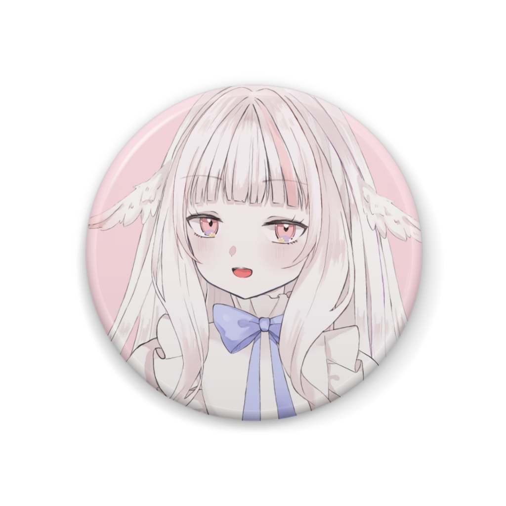 【初配信記念グッズ】真澪しゅに　缶バッジ(ドヤ顔ver)(44mm)