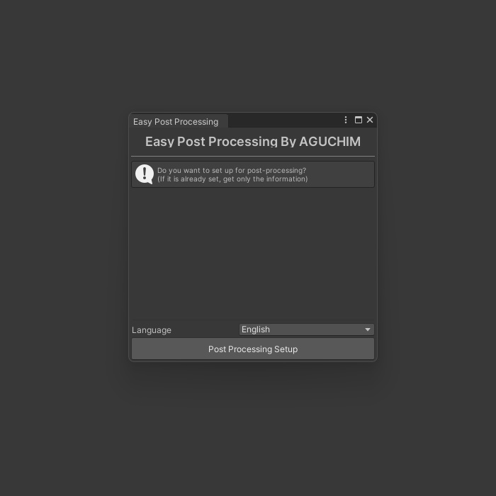 Easy Post Processing