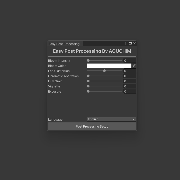Easy Post Processing - aguchim - BOOTH
