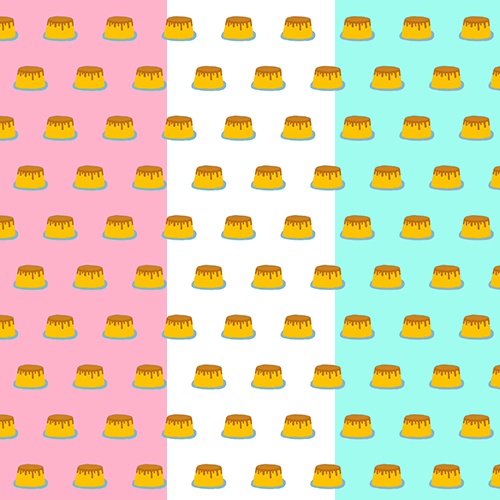 Free Flan / Pudding Backgrounds! - looping, vtuber, streamer asset