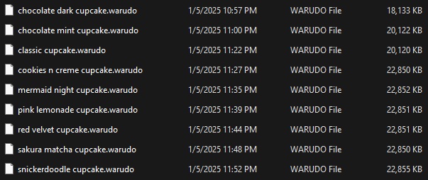 3D Warudo Cupcakes | streamer, asset, vtuber