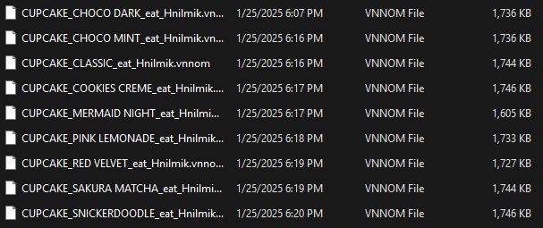 VNyan Cupcakes, drop, prop, throwable, edible | streamer, asset, vtuber