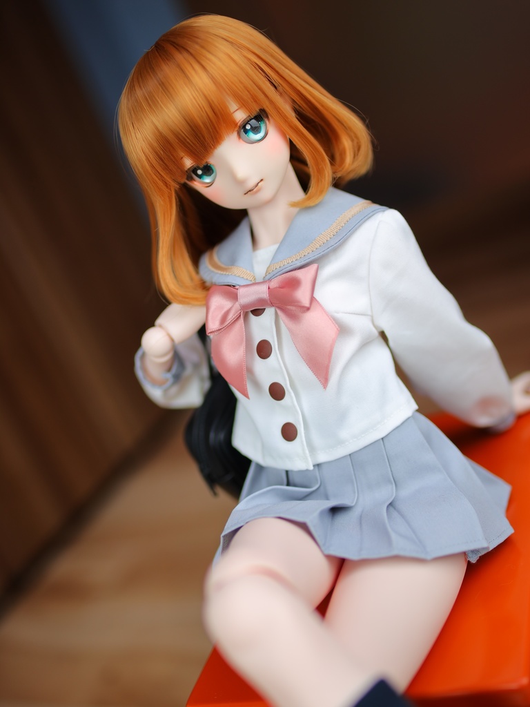 DD / DDS / Smartdoll対応OF　県立かもめヶ浜高等学校制服　冬服（ホワイト）