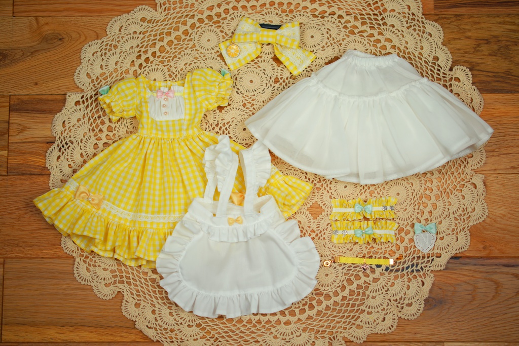 MDD / DDP / SDM対応OF【ツインシスターズ☆檸檬ちゃんバスケット】MDD / DDP / SDM Outfit Set【Twin Sisters☆Lemon-chan】