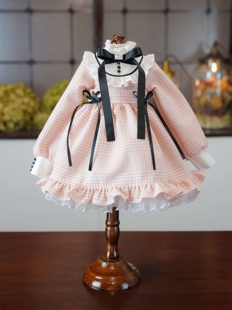 MDD / DDP / KUMAKO / SDM対応 OF 【地雷ちゃん(ぴんくのちぇっく)】MDD / DDP / KUMAKO /SDM Outfit 【Jirai-chan (Pink checkered)】