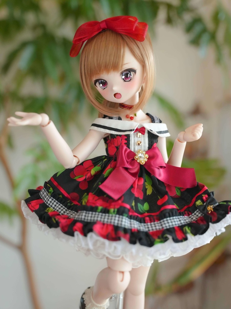 MDD / KUMAKO【こんちぇると☆ドレス(さくらんぼカラー)】【Concert Dresses (cherry color)】