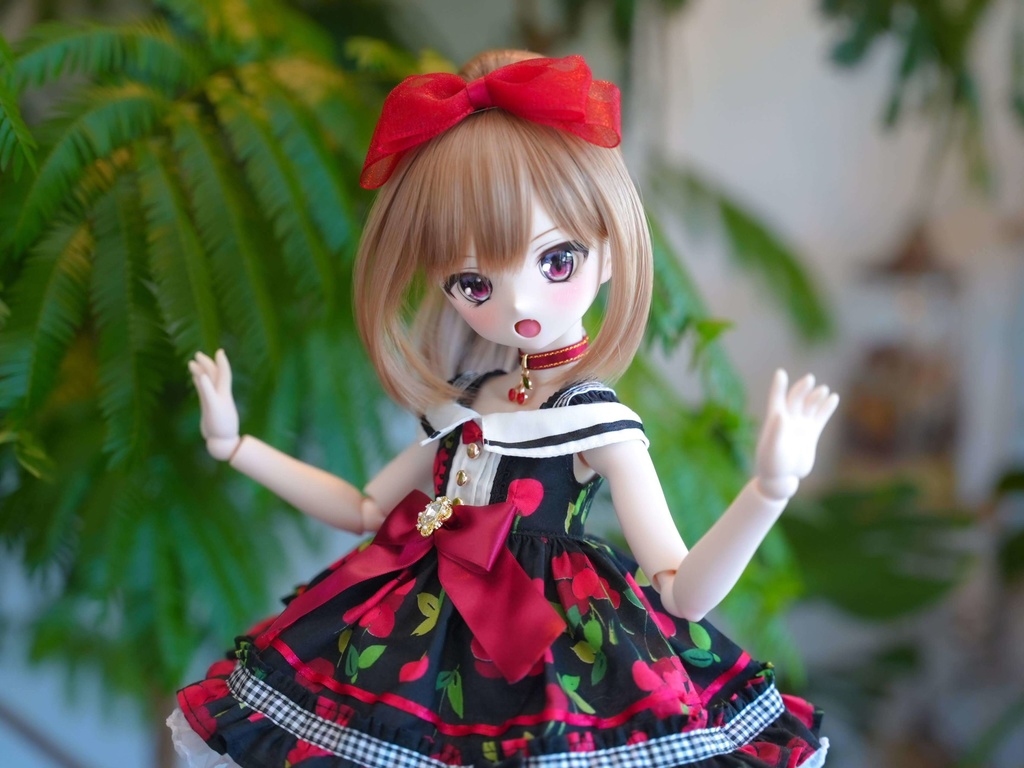 MDD / KUMAKO【こんちぇると☆ドレス(さくらんぼカラー)】【Concert Dresses (cherry color)】