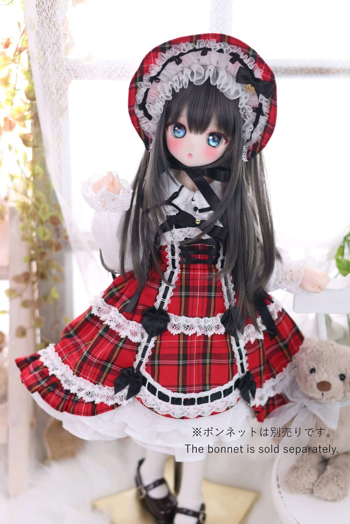 【Made-to-order 受注品】MDD / KUMAKO【懐古ロリィタちゃん(赤)】【Nostalgic Lolita-chan (Red)】