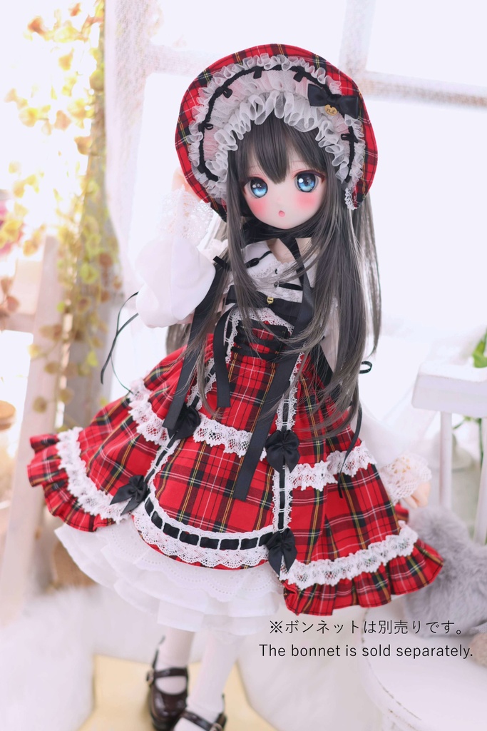 【Made-to-order 受注品】MDD / KUMAKO【懐古ロリィタちゃん(赤)】【Nostalgic Lolita-chan (Red)】