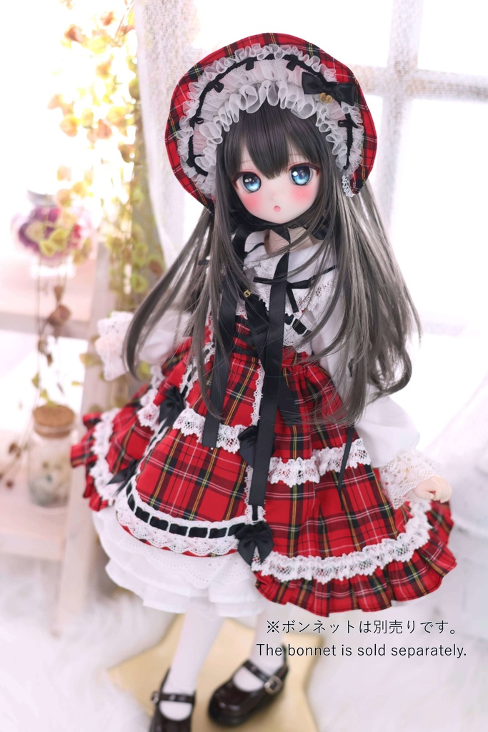 【Made-to-order 受注品】MDD / KUMAKO【懐古ロリィタちゃん(赤)】【Nostalgic Lolita-chan (Red)】