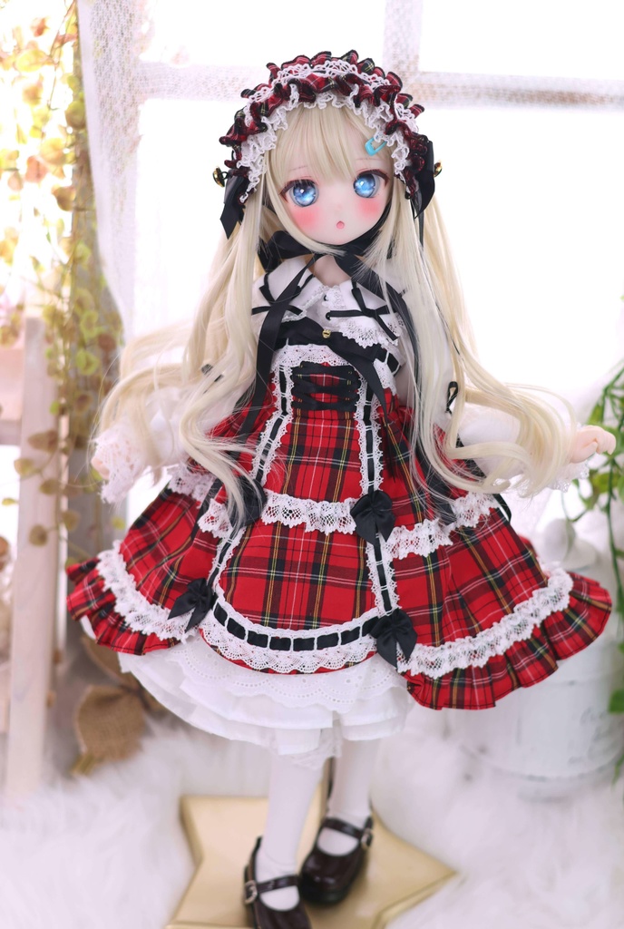 【Made-to-order 受注品】MDD / KUMAKO【懐古ロリィタちゃん(赤)】【Nostalgic Lolita-chan (Red)】