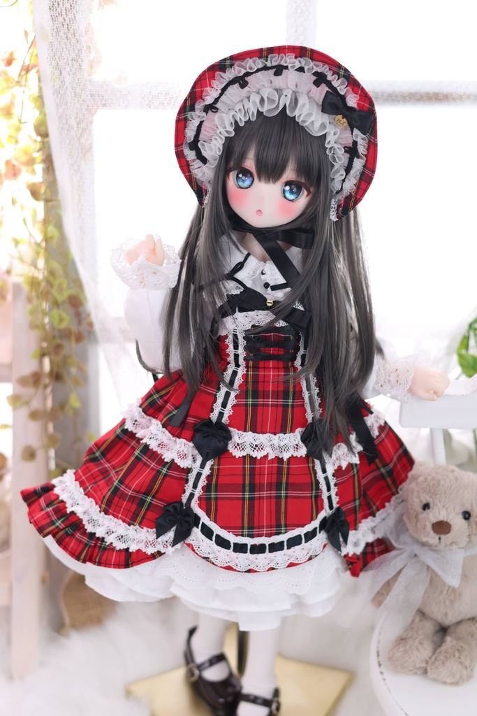 【Made-to-order 受注品】MDD / KUMAKO【ボンネット単品（赤）】【Bonnet only(Red)】
