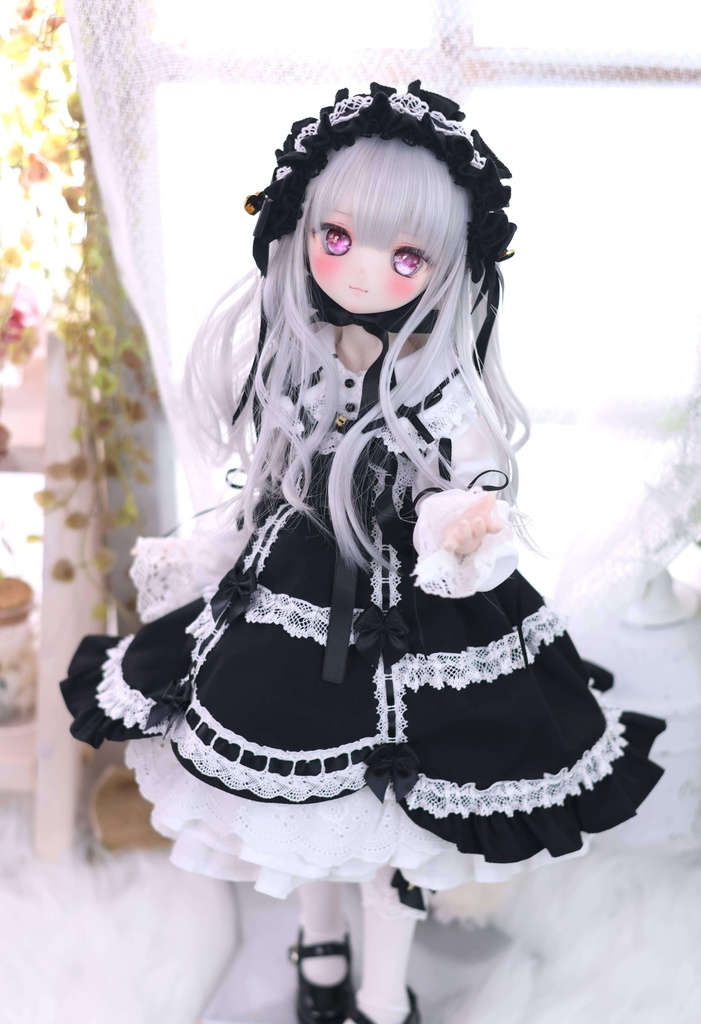 MDD / KUMAKO【懐古ロリィタちゃん(黒)】【Nostalgic Lolita-chan (Black)】