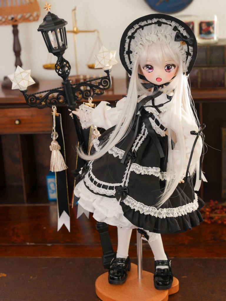 MDD / KUMAKO【懐古ロリィタちゃん(黒)】【Nostalgic Lolita-chan (Black)】
