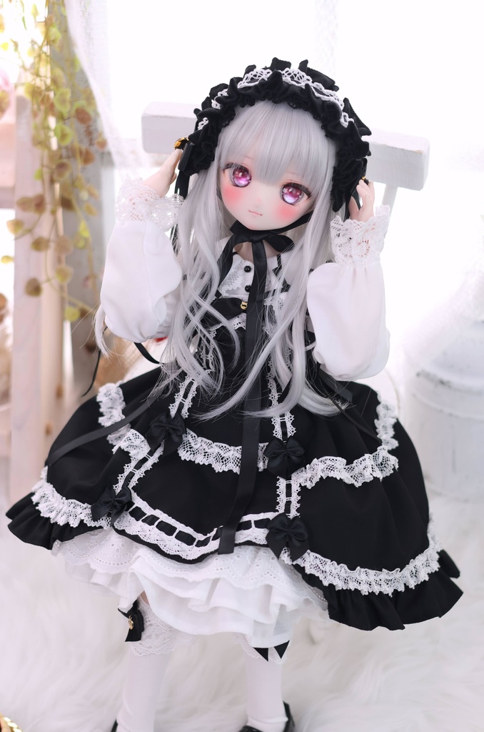 MDD / KUMAKO【懐古ロリィタちゃん(黒)】【Nostalgic Lolita-chan (Black)】