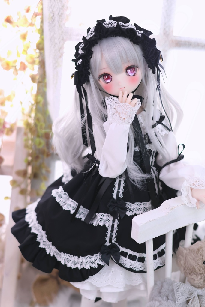 MDD / KUMAKO【懐古ロリィタちゃん(黒)】【Nostalgic Lolita-chan (Black)】