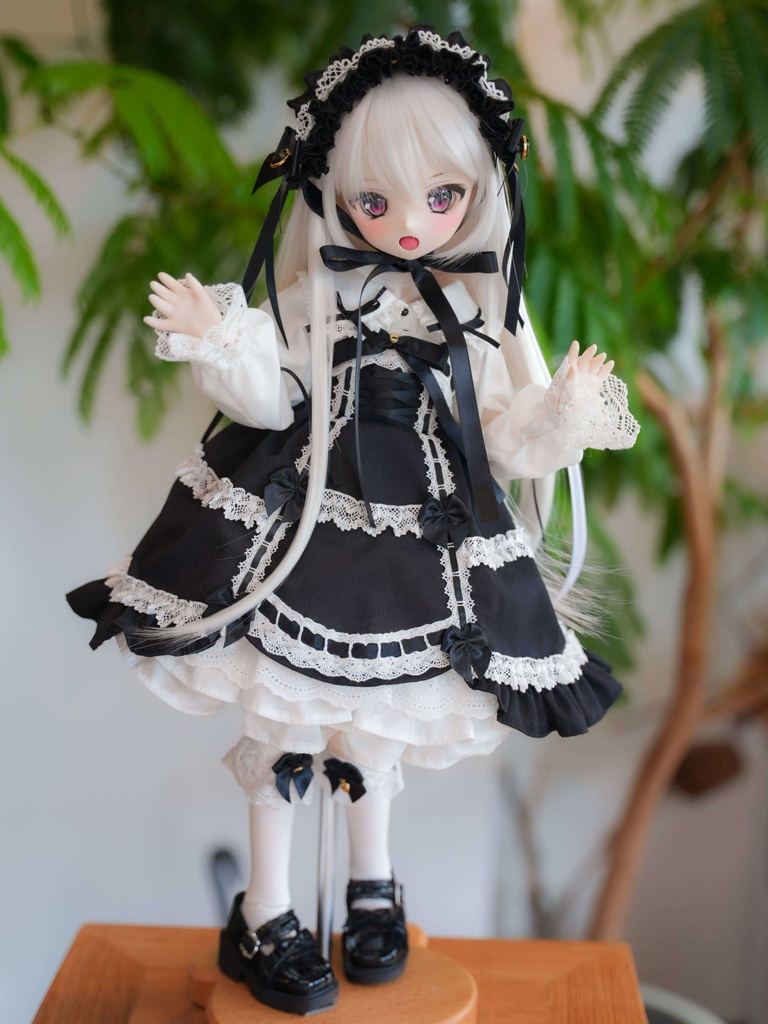 MDD / KUMAKO【懐古ロリィタちゃん(黒)】【Nostalgic Lolita-chan (Black)】