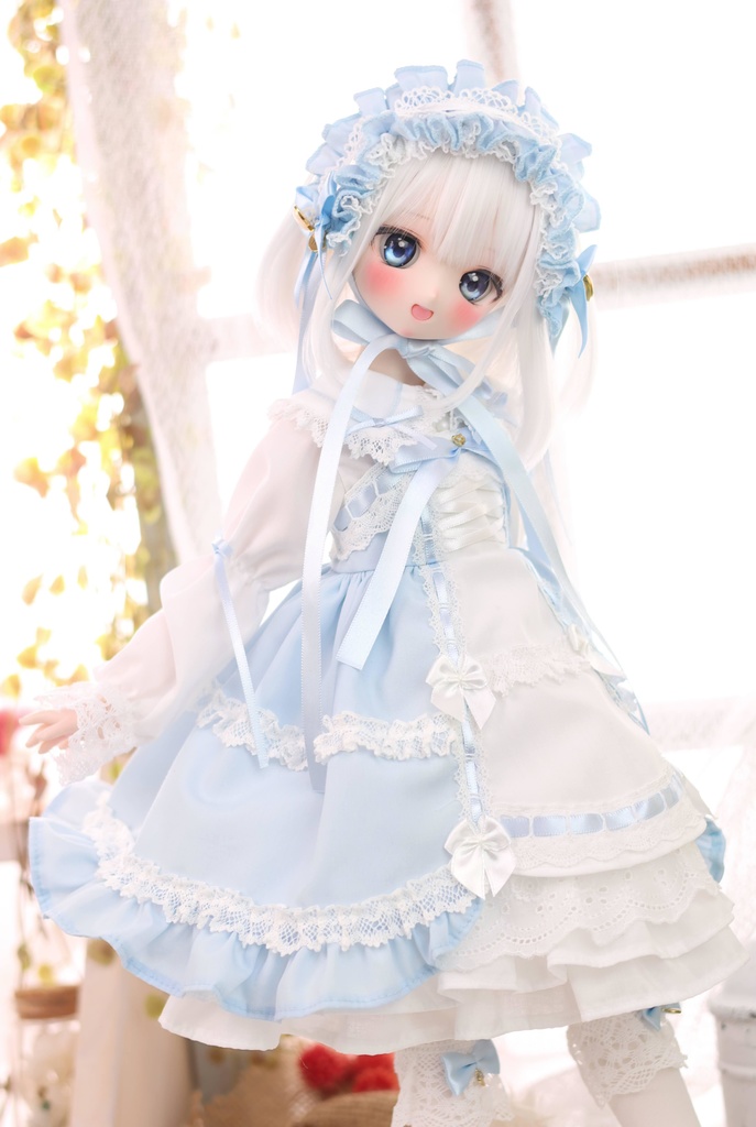MDD / KUMAKO【懐古ロリィタちゃん(水色)】【Nostalgic Lolita-chan (Light blue)】