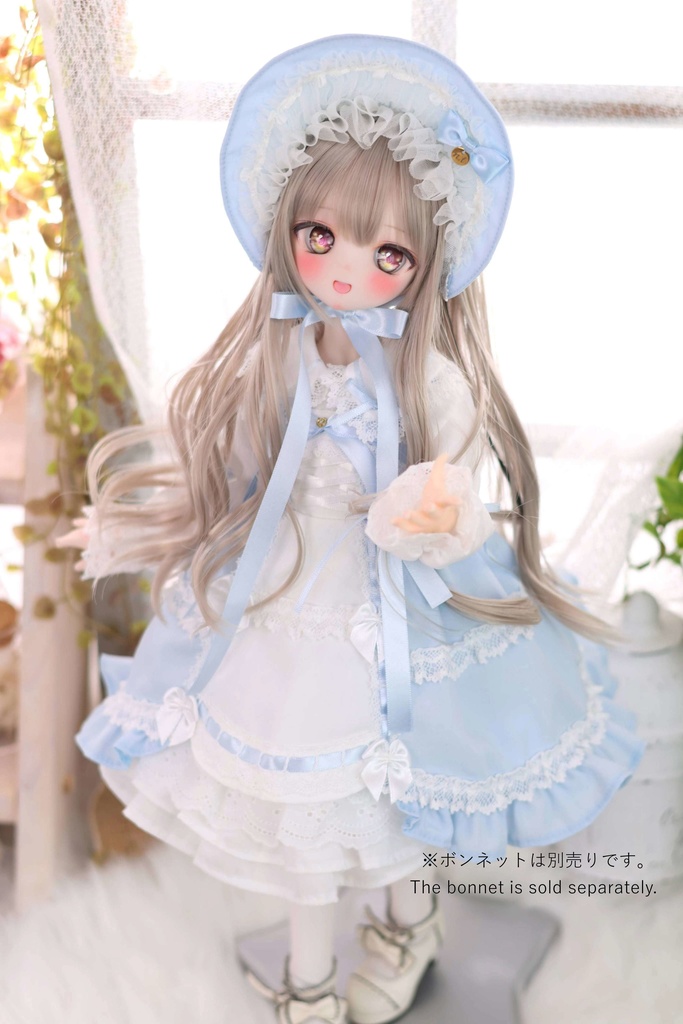 MDD / KUMAKO【懐古ロリィタちゃん(水色)】【Nostalgic Lolita-chan (Light blue)】