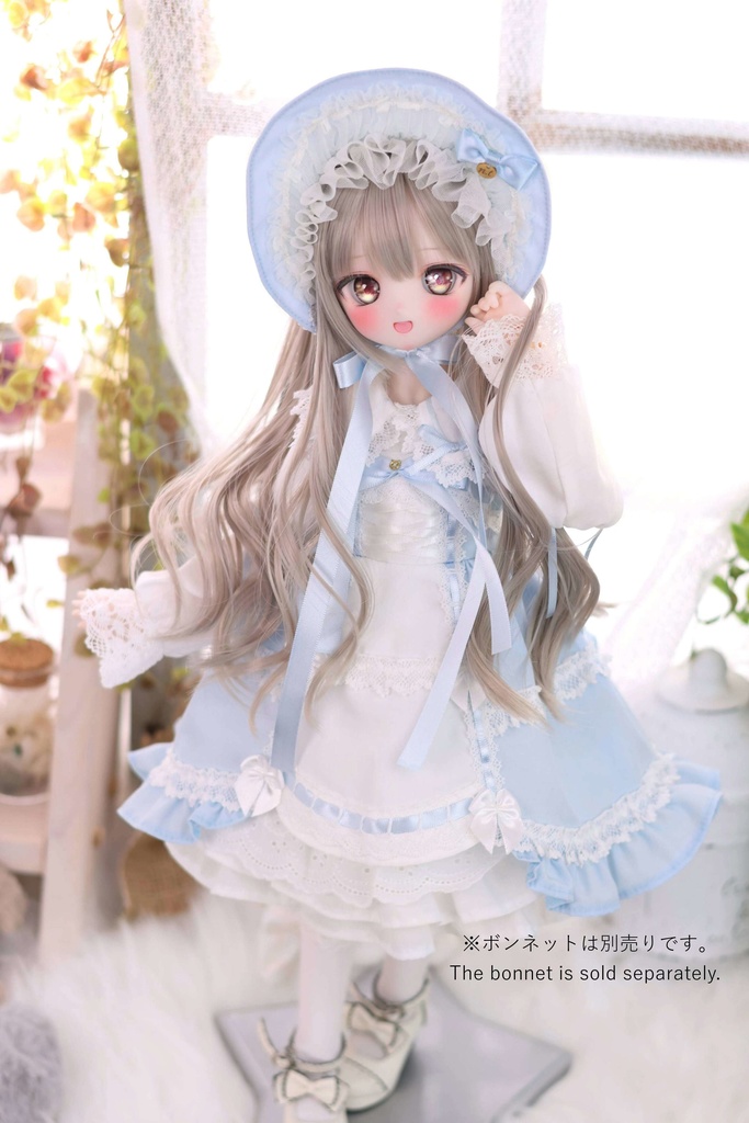 MDD / KUMAKO【懐古ロリィタちゃん(水色)】【Nostalgic Lolita-chan (Light blue)】