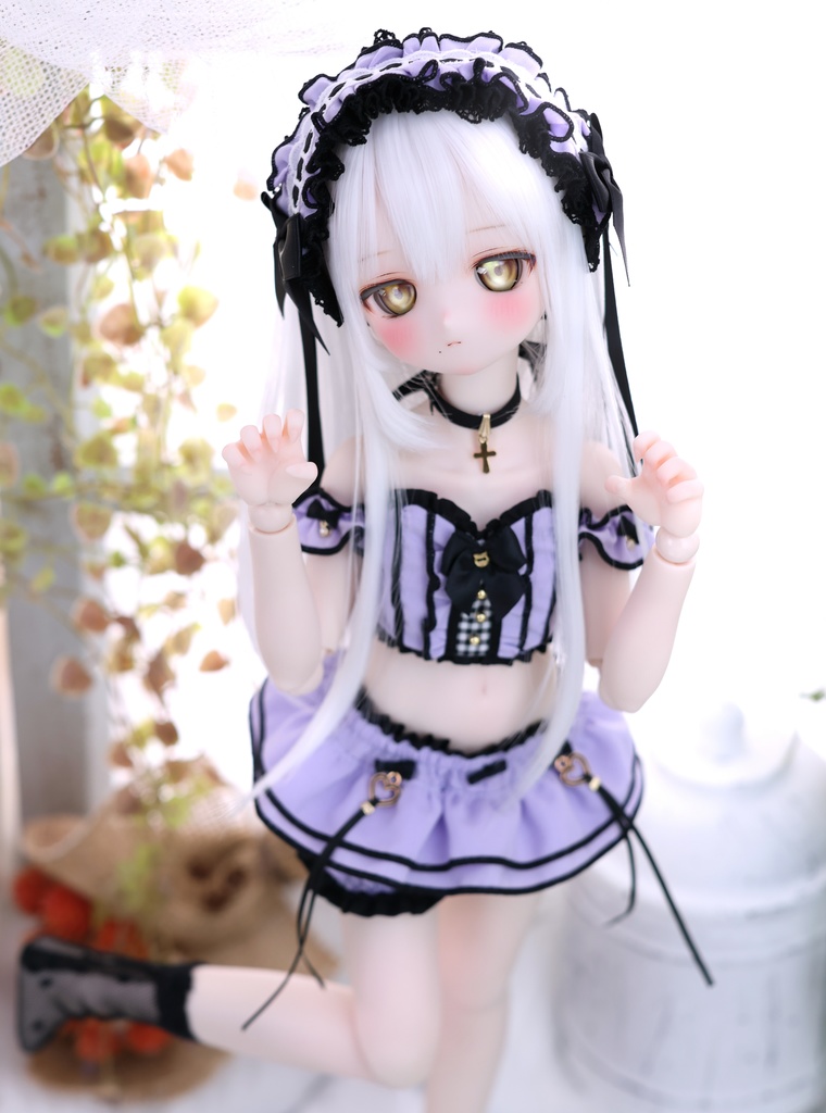 『受注 Pre-order』MDD【地雷系ゆめゆめルームウェア(パープルカラー)】【Jirai-style loungewear (purple)】