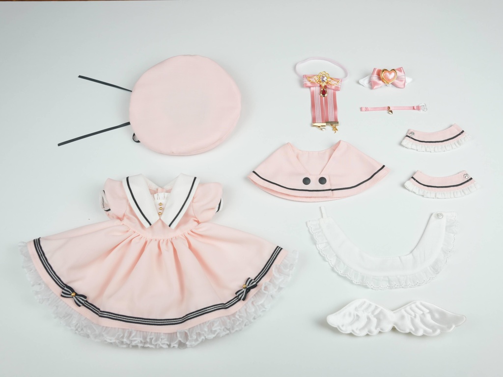 『受注 Pre-order』MDD / KUMAKO対応OF【エンジェルハートマジック(ペールピンク)】MDD / KUMAKO Outfit【Angel Heart Magic(Pale pink)】