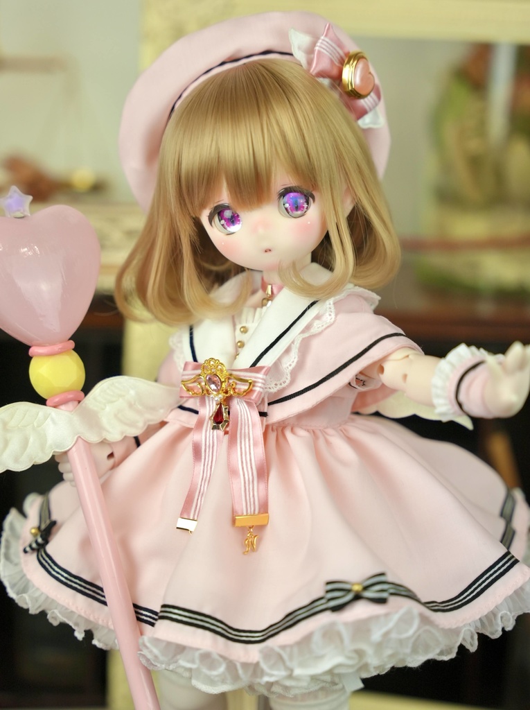 『受注 Pre-order』MDD / KUMAKO対応OF【エンジェルハートマジック(ペールピンク)】MDD / KUMAKO Outfit【Angel Heart Magic(Pale pink)】