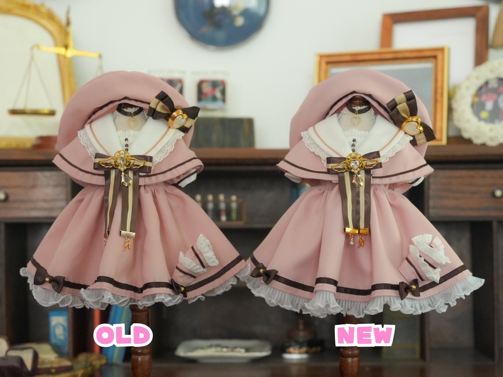 『受注 Pre-order』MDD / KUMAKO対応OF【エンジェルハートマジック(ローズピンク)】MDD / KUMAKO Outfit【Angel Heart Magic(Rose pink)】
