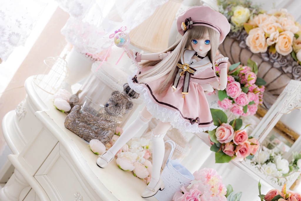『受注 Pre-order』MDD / KUMAKO対応OF【エンジェルハートマジック(ローズピンク)】MDD / KUMAKO Outfit【Angel Heart Magic(Rose pink)】