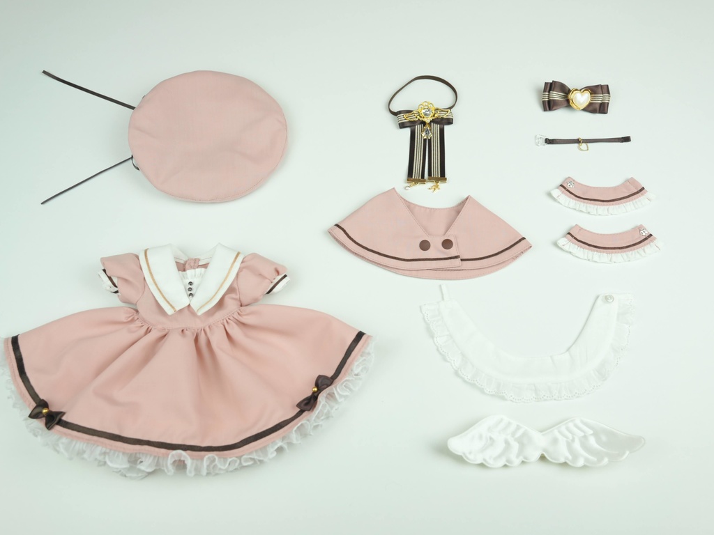 『受注 Pre-order』MDD / KUMAKO対応OF【エンジェルハートマジック(ローズピンク)】MDD / KUMAKO Outfit【Angel Heart Magic(Rose pink)】